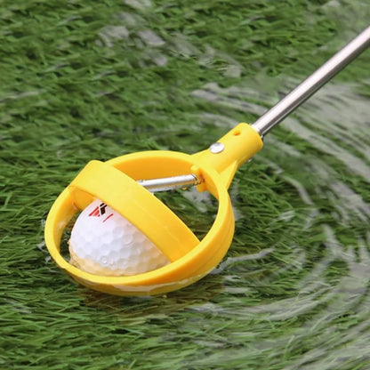 Retractable Golf Ball Retriever featuring an Automatic Locking Scoop